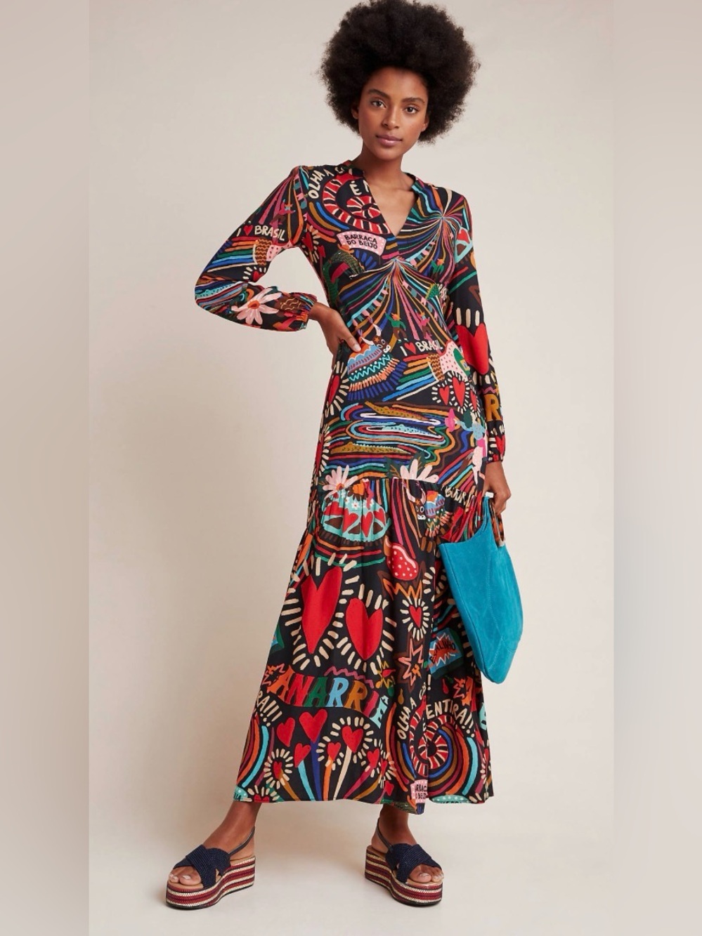Farm Rio Baleares Maxi Dress 
Sz XS